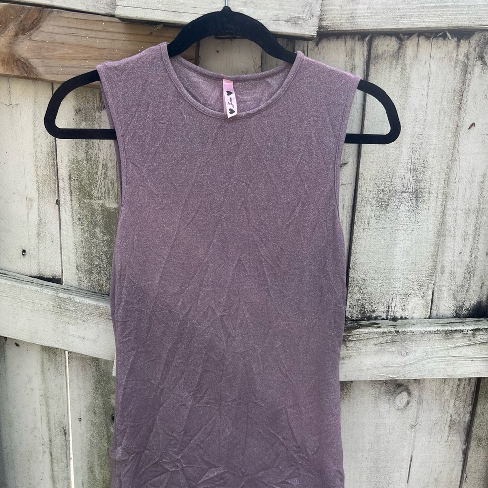 Sparkly tank top